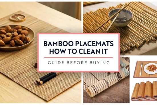 Bamboo Placemats AND HOW to clean bamboo placemats