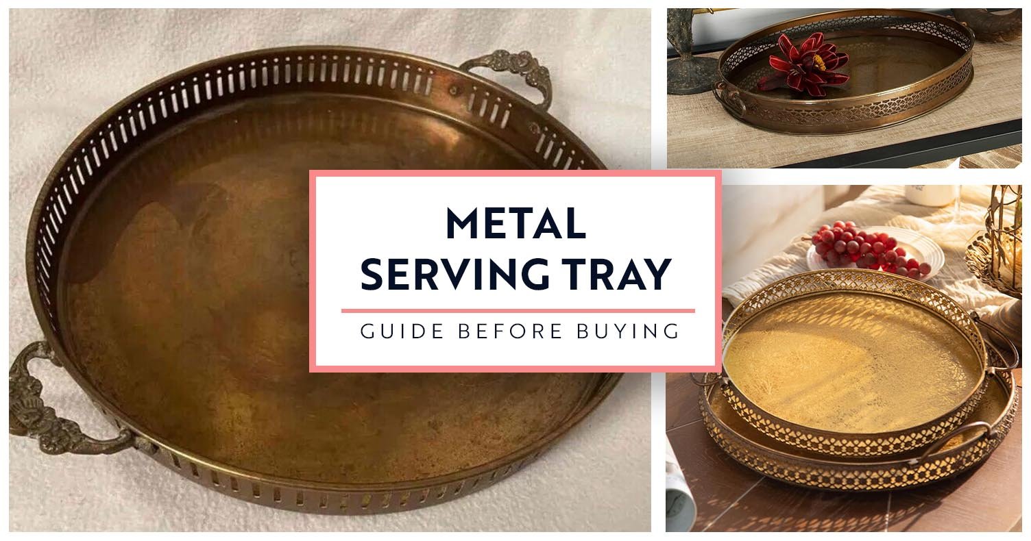 metal serving tray